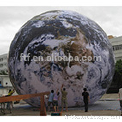 2017 FTF brand Inflatable Advertising Ballon, Customize Planets Inflatable Earth Helium Balloon Wholesale